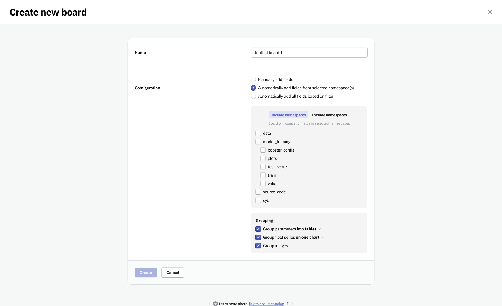 Create new automatic board